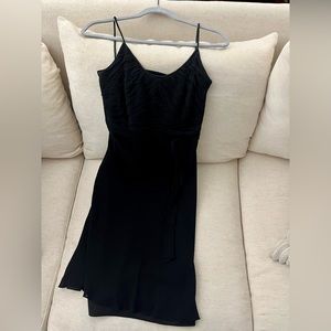 Ann Taylor silk black dress (Size 4)